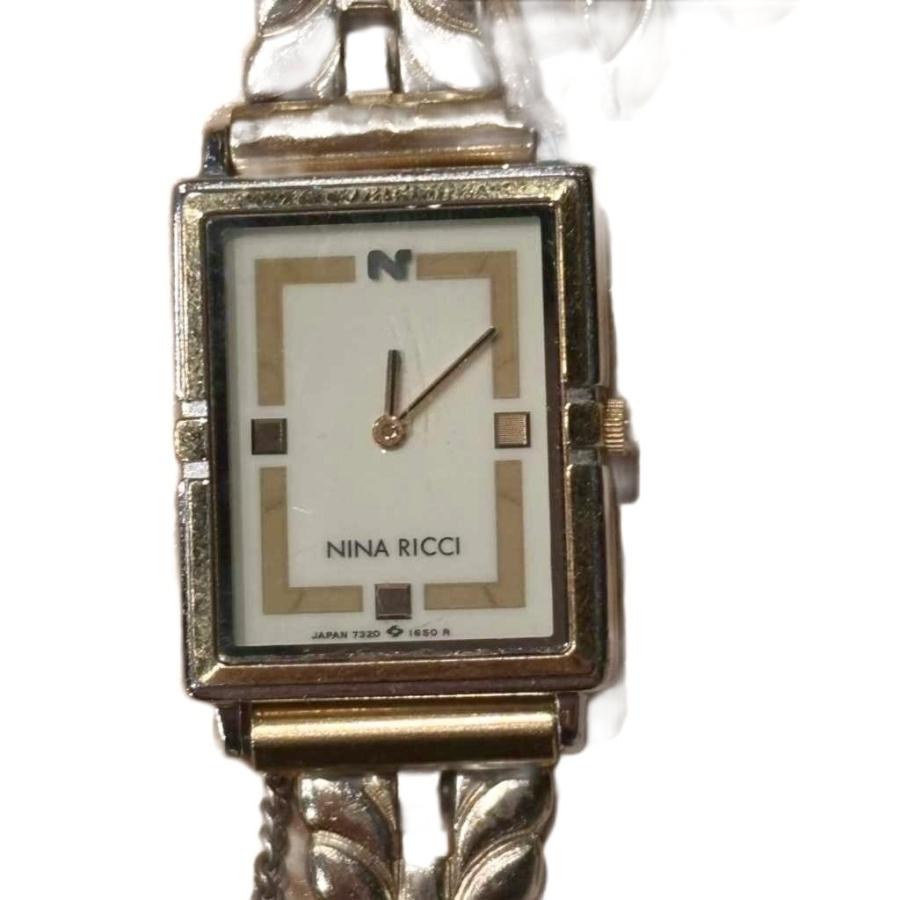 ニナリッチ NINA RICCI 腕時計 ジャンク品 クォーツ ゴールドカラー