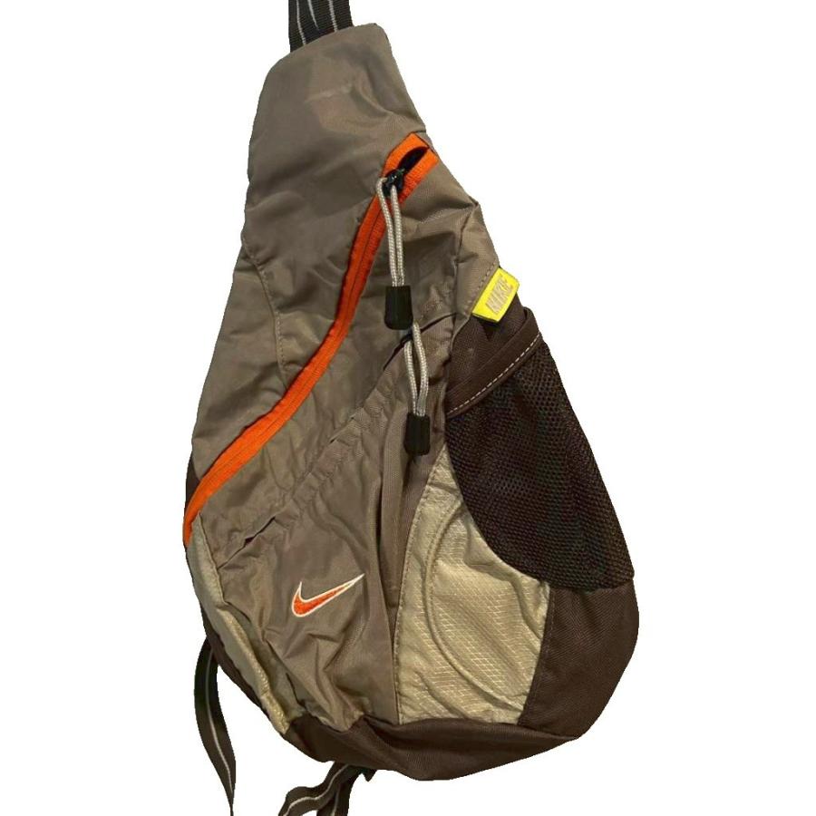90s NIKE ナイキ　ワンショルダーバック　y2k ショルダーバック　カーキ NIKE（ナイキ） ワンショルダー ショルダーバッグ グレー □GY99