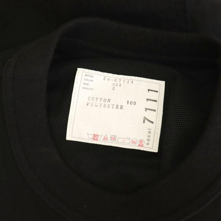 サカイ sacai 24SS KNOW FUTURE T-Shirt ドッキングTシャツ カットソー