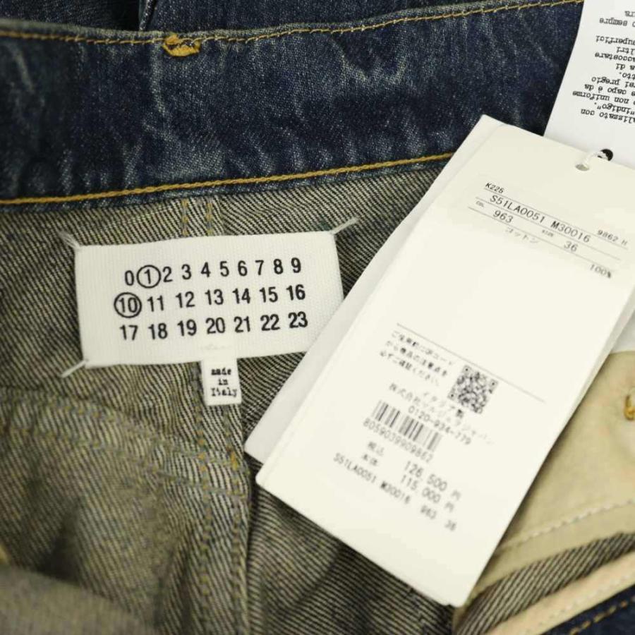 未使用品 メゾンマルジェラ1 メゾンマルジェラ10 25AW 5-pocket cut 