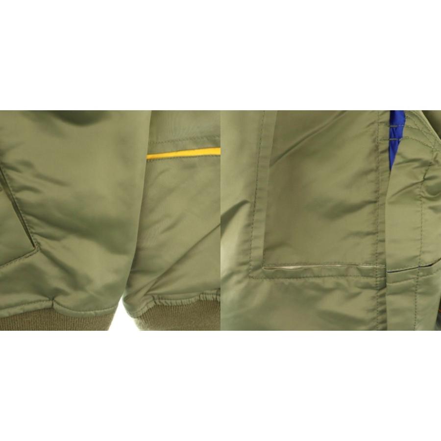 sacai サカイ MA-1 ボンバー ブルゾン SCM-051 カーキ 3 sacai(サカイ) MA-1ジャケット SCM-051 SCM-051 カーキ サイズ 1