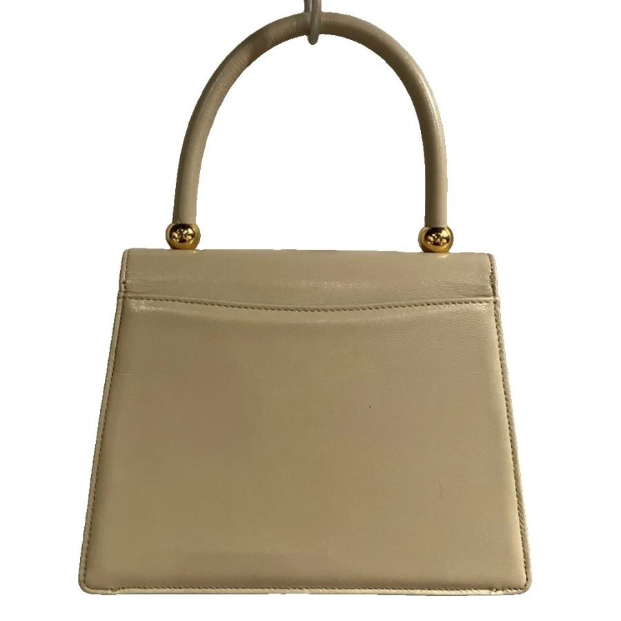 ハナエモリ HANAE MORI ハンドバッグ 箱付き 白 ホワイト グレー 