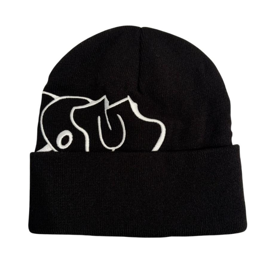 Supreme（シュプリーム） × MFDOOM ニット帽 ビーニー 黒 ブラック