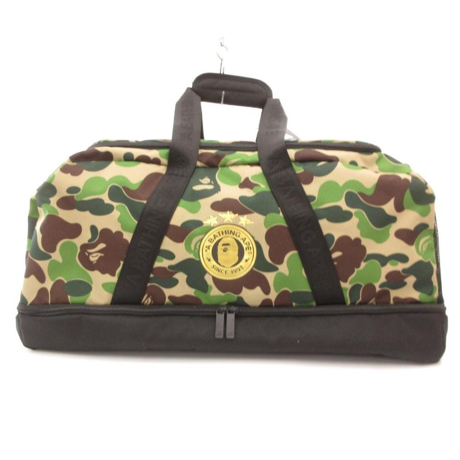 アディダス × A BATHING APE タグ付き ボストンバッグ ダッフル adidas（アディダス） 未使用品 × A BATHING APE タグ付き BAPE DUFFLE