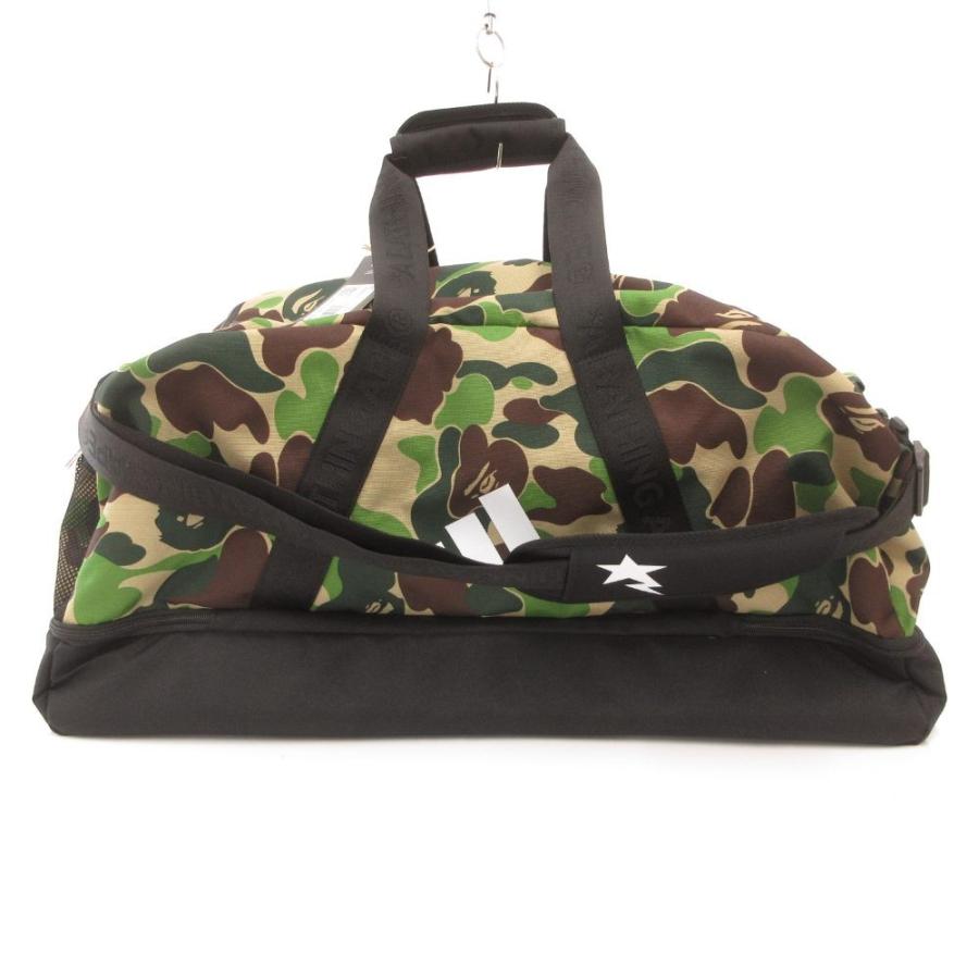 BAPE X  DUFFLE BAG 迷彩ダッフルバッグ コラボ adidas（アディダス） 未使用品 × A BATHING APE タグ付き BAPE DUFFLE