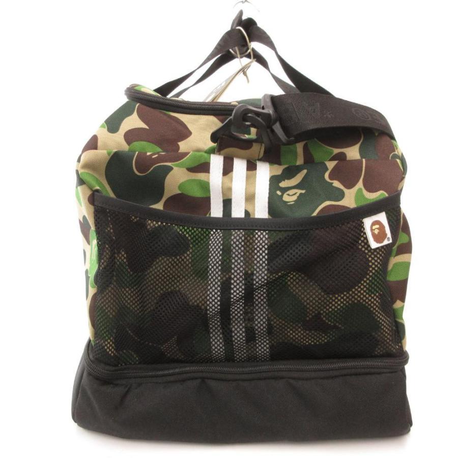 BAPE X  DUFFLE BAG 迷彩ダッフルバッグ コラボ adidas（アディダス） 未使用品 × A BATHING APE タグ付き BAPE DUFFLE