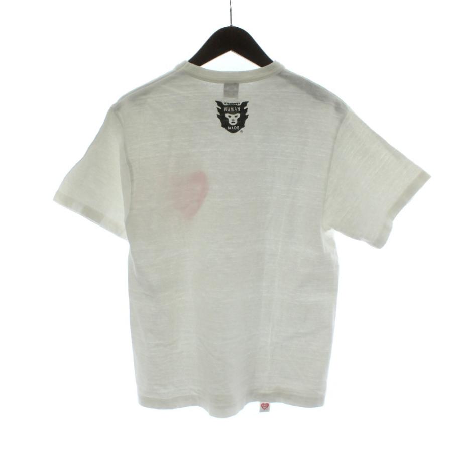 ヒューマンメイド HUMAN MADE Tシャツ 半袖 ハートロゴ バックプリント
