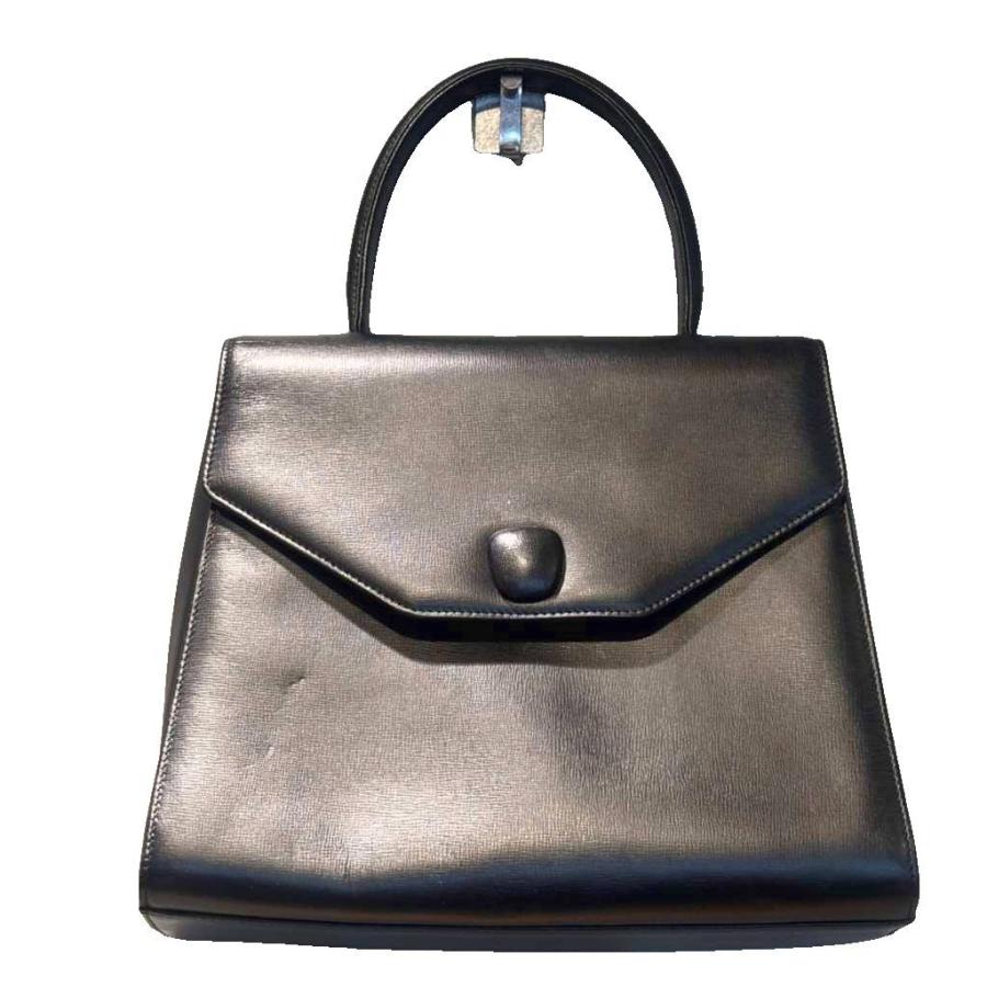 ハナエモリ HANAE MORI ハンドバッグ レザー 黒 ブラック □GY99 