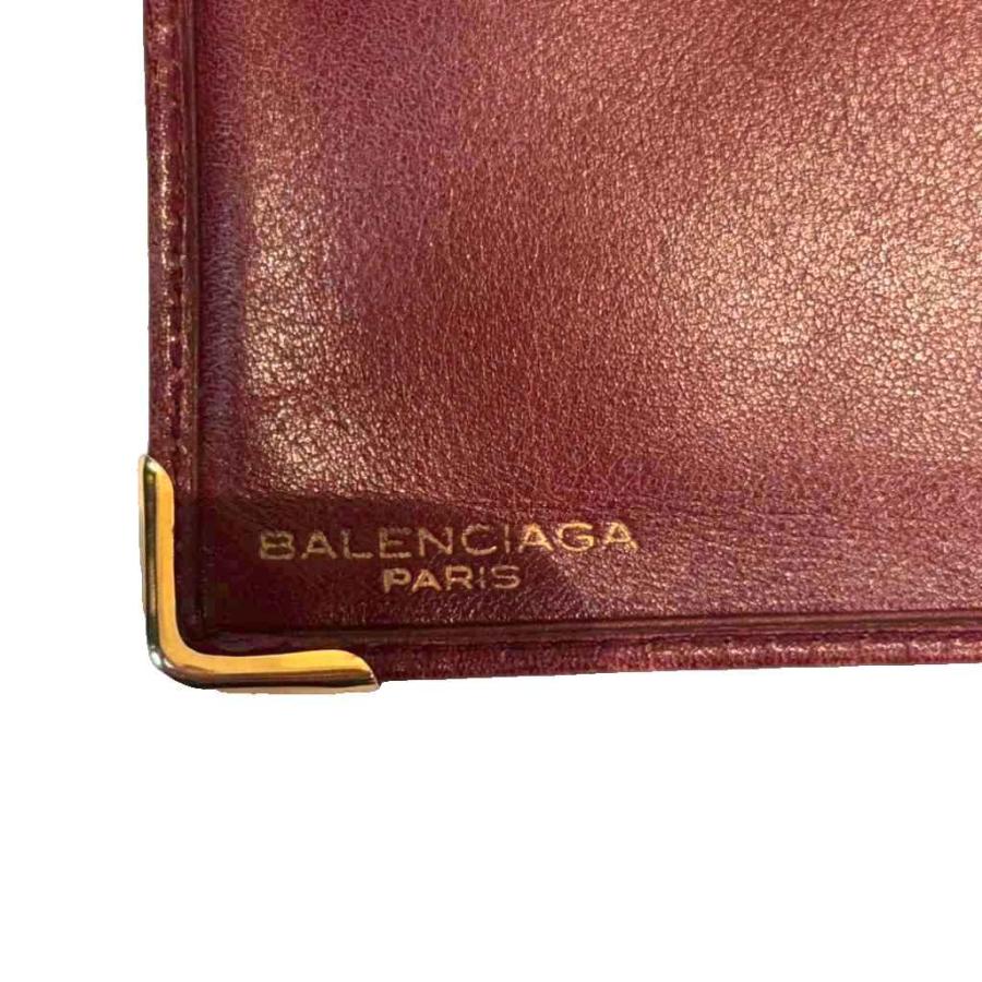 BALENCIAGA（バレンシアガ） 二つ折り財布 スナップボタン 赤 レッド