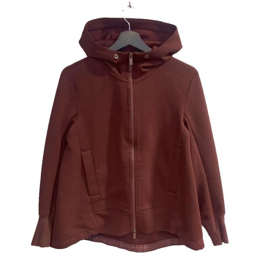 ユニクロ（UNIQLO） +J パーカー フーディー ダブルジップ M ボルドー