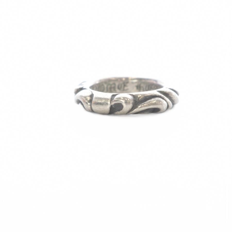 クロムハーツ サファイア シルバー ピンキーリング CHROME HEARTS（クロムハーツ） CHROME HEARTS SCRL BAND 925 ピンキー