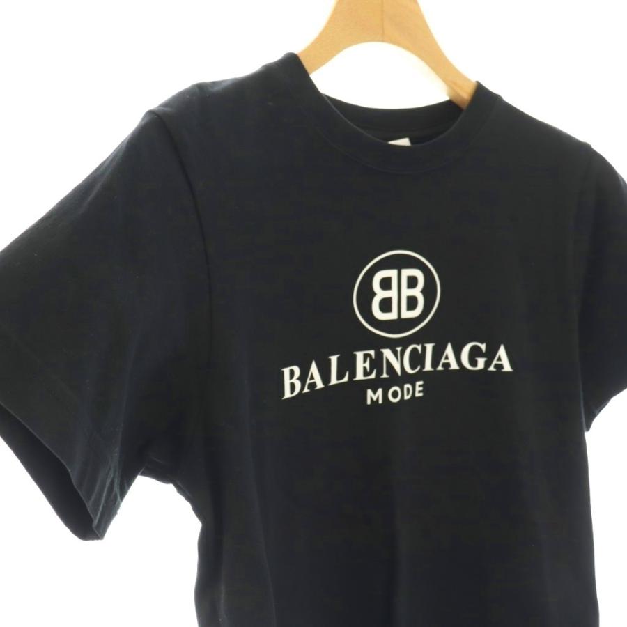 BALENCIAGA（バレンシアガ） ロゴTシャツ 半袖 クルーネック プリント