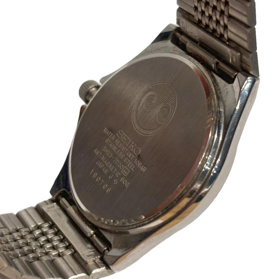 SEIKOクロノクォーツ腕時計SS セイコー SEIKO クロノス 腕時計 クォーツ ジャンク シルバーカラー
