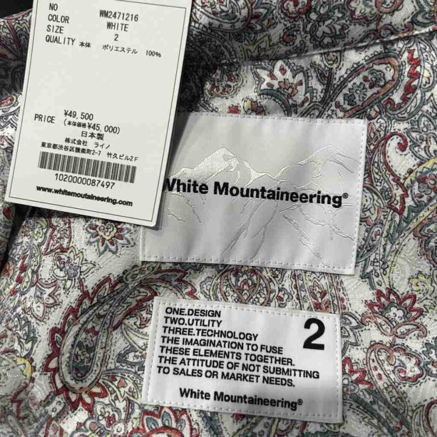 ホワイトマウンテニアリング White Mountaineering PAISLEY SATIN