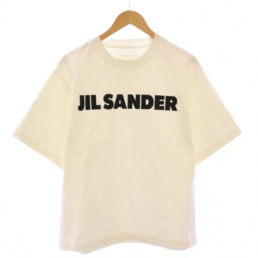 ジルサンダー JIL SANDER Tシャツ 半袖 クルーネック ショート丈 ロゴ