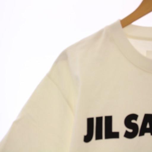 ジルサンダー JIL SANDER Tシャツ 半袖 クルーネック ショート丈 ロゴ 