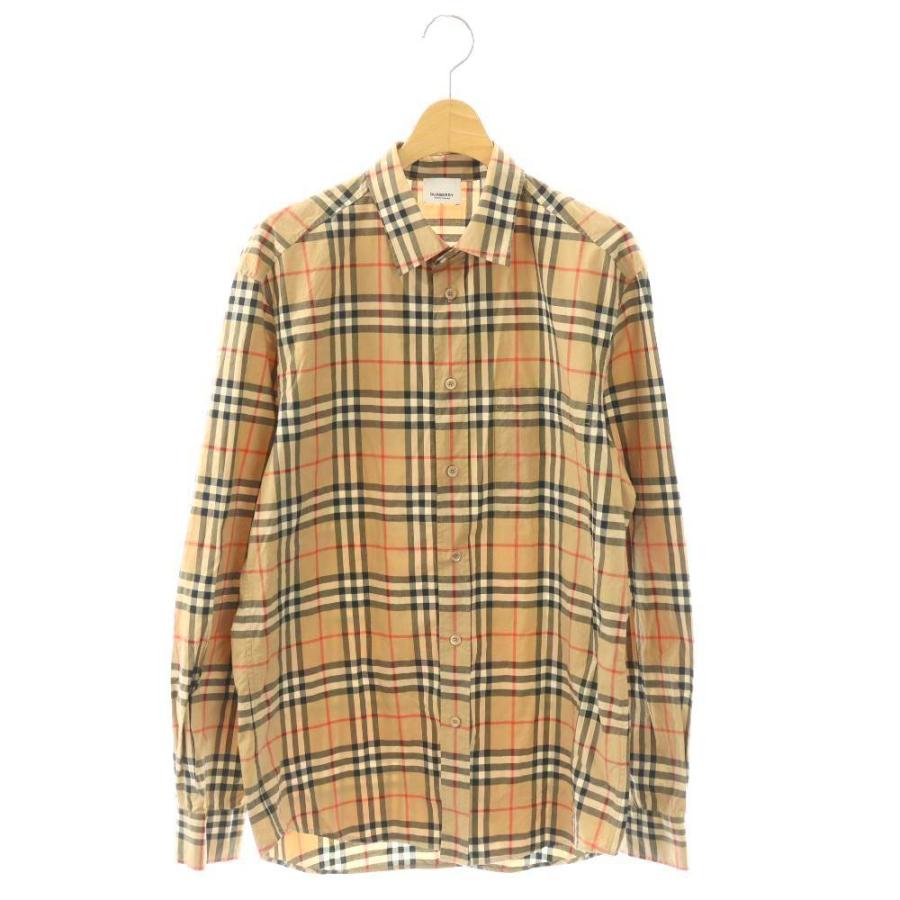 バーバリー ロンドン BURBERRY LONDON 長袖シャツ ノバチェック ロゴ M