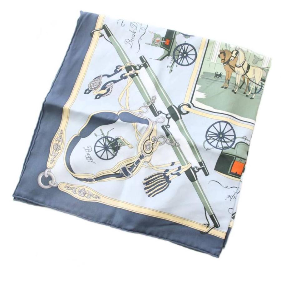HERMESカレ70《パロニエ》 HERMES（エルメス） カレ70 PALONNIERS パロニエ スカーフ シルク 総柄