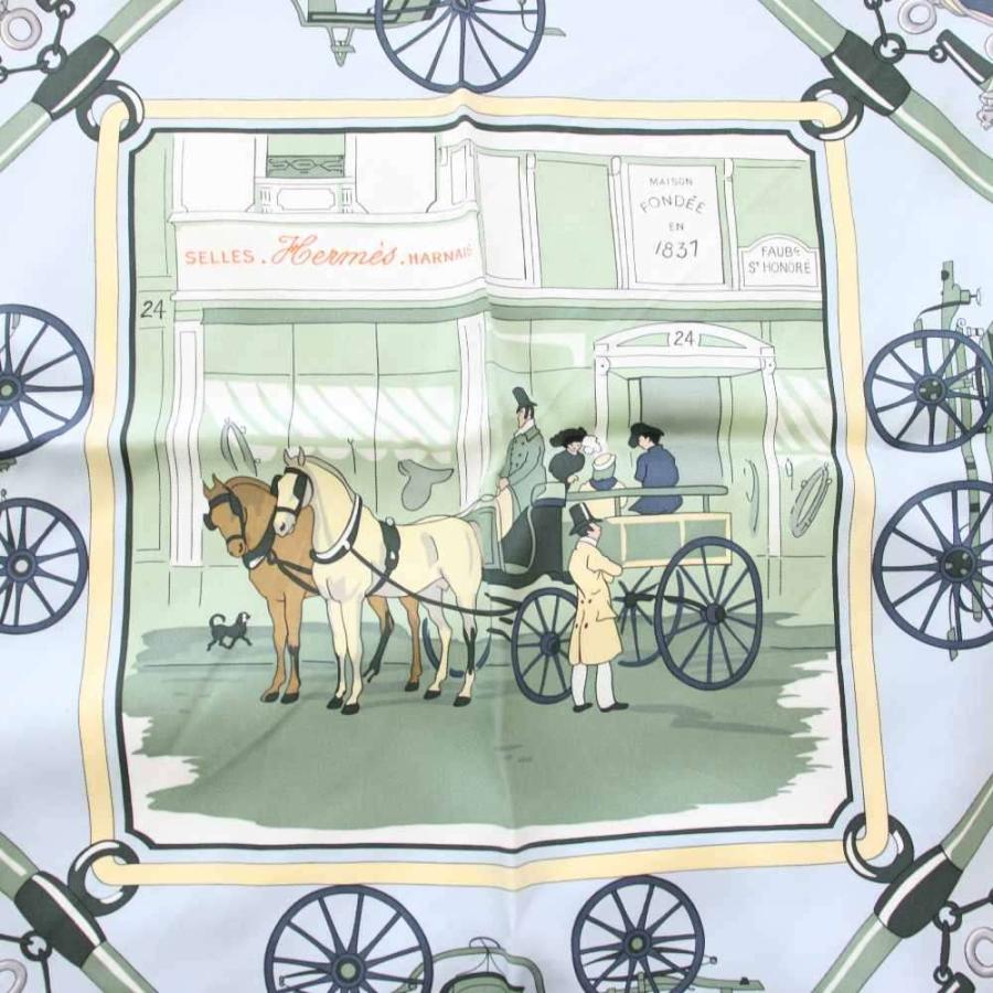 HERMES（エルメス） カレ70 PALONNIERS パロニエ スカーフ シルク 総柄