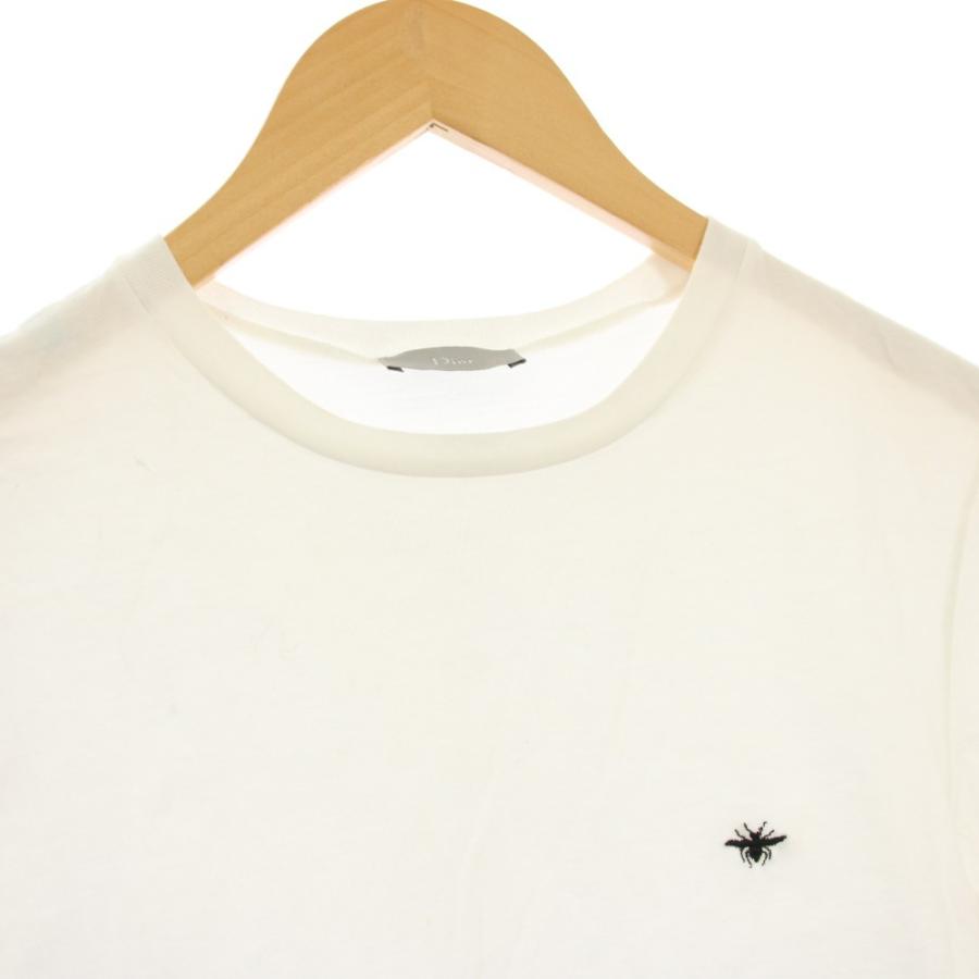 ディオールオム Dior HOMME BEE刺繍 Tシャツ カットソー 半袖 XXS 白