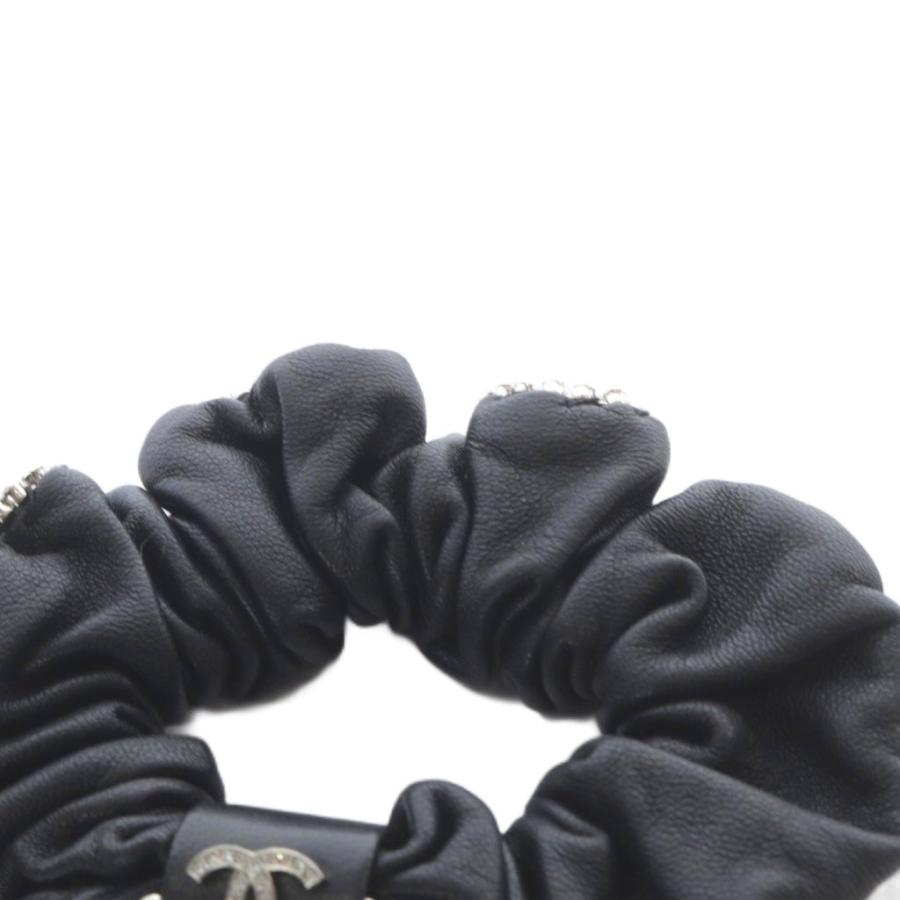 CHANEL（シャネル） CHANEL 22B シュシュ ココマーク ヘアゴム 黒