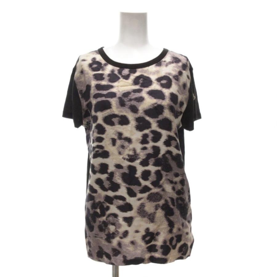 MONCLER レオパード柄 Tシャツ　Sサイズ MONCLER（モンクレール） MONCLER MAGLIA GIROCOLLO Tシャツ