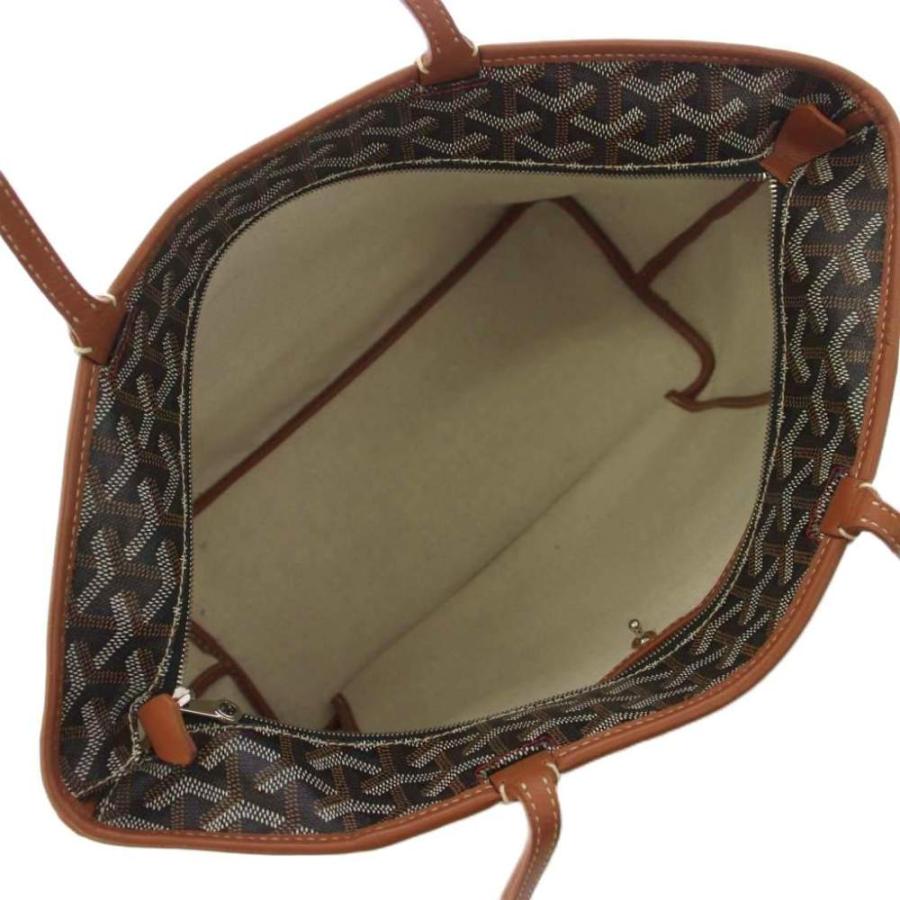 ゴヤール GOYARD アルトワPM トートバッグ ハンドバッグ 茶 黒 /KH