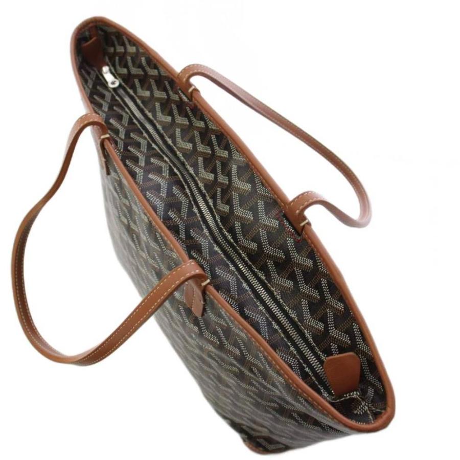 ゴヤール GOYARD アルトワPM トートバッグ ハンドバッグ 茶 黒 /KH