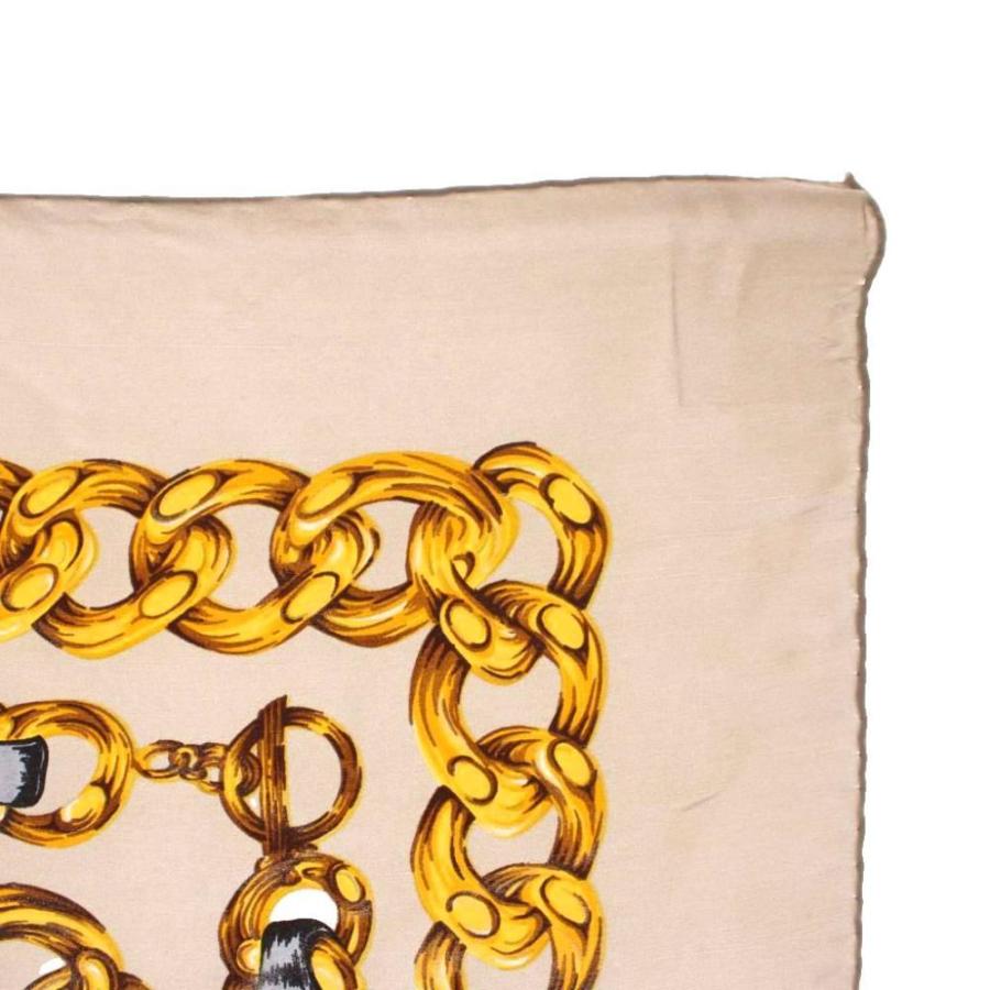 CHANEL（シャネル） 大判 スカーフ ストール ココマーク ロゴ チェーン