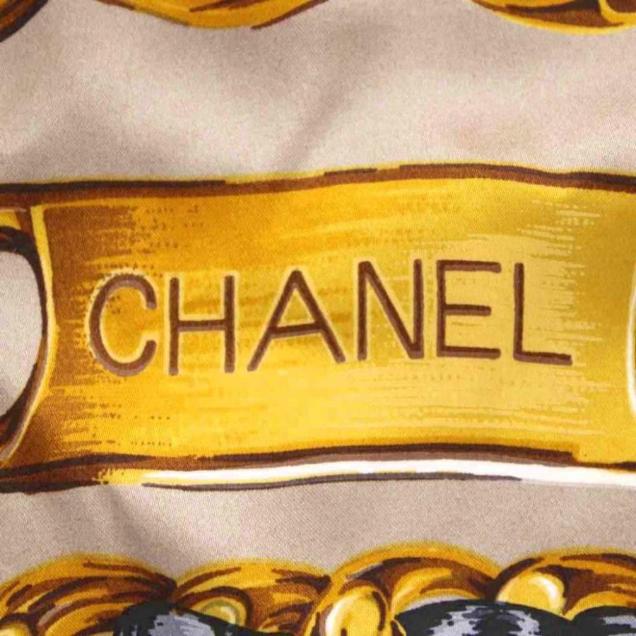 CHANEL（シャネル） 大判 スカーフ ストール ココマーク ロゴ チェーン