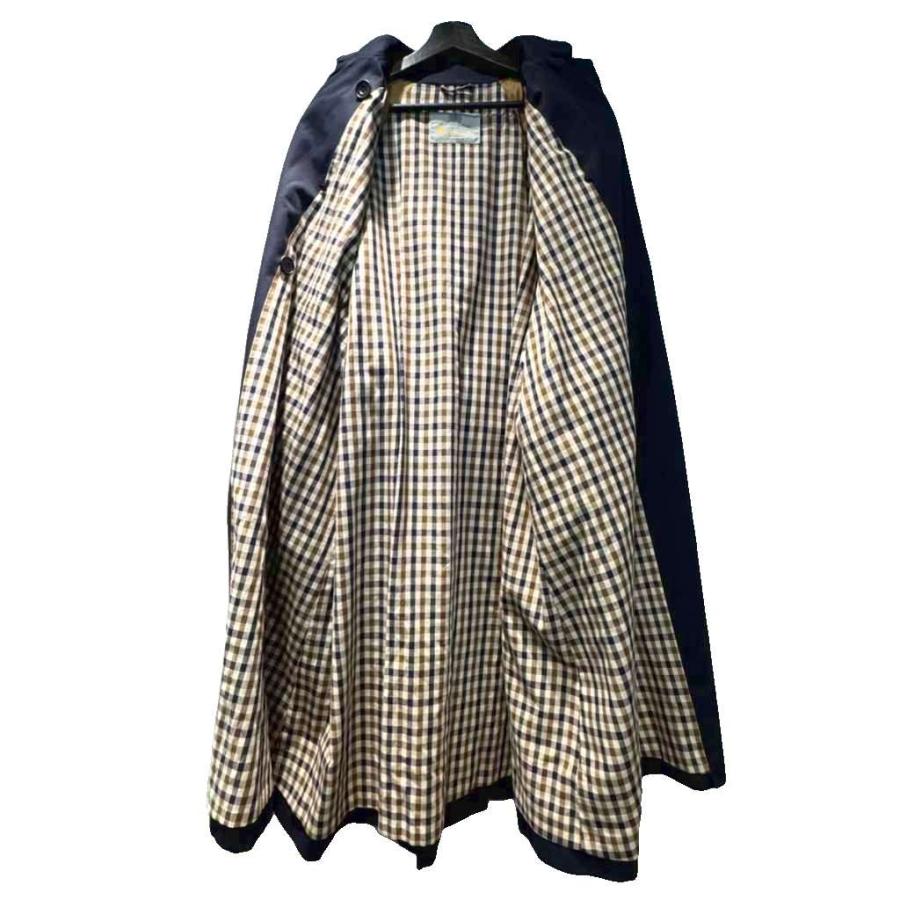 アクアスキュータム AQUASCUTUM トレンチコート ロング 裏地チェック