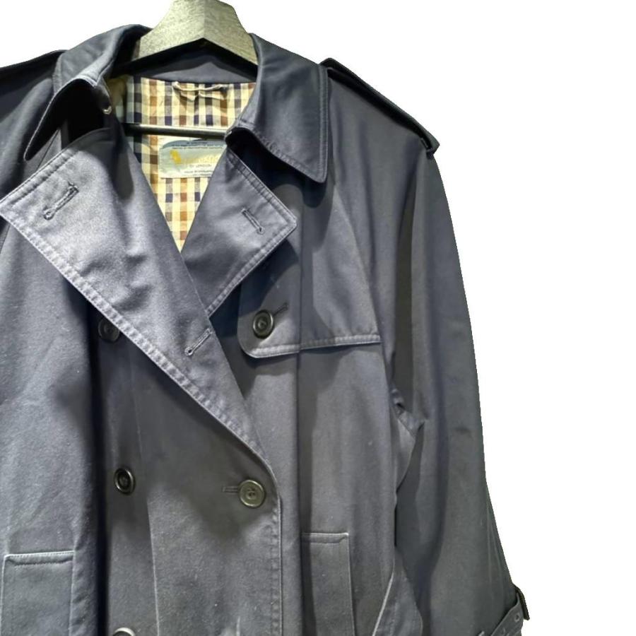 アクアスキュータム AQUASCUTUM トレンチコート ロング 裏地チェック