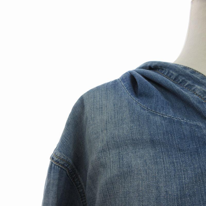 バルマン BALMAIN エンブレムボタン フリンジ 片づく デニムスカート  