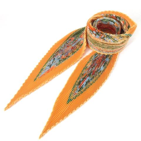 エルメス HERMES プリーツカレ Axis Mundi 世界の中心軸 スカーフ 