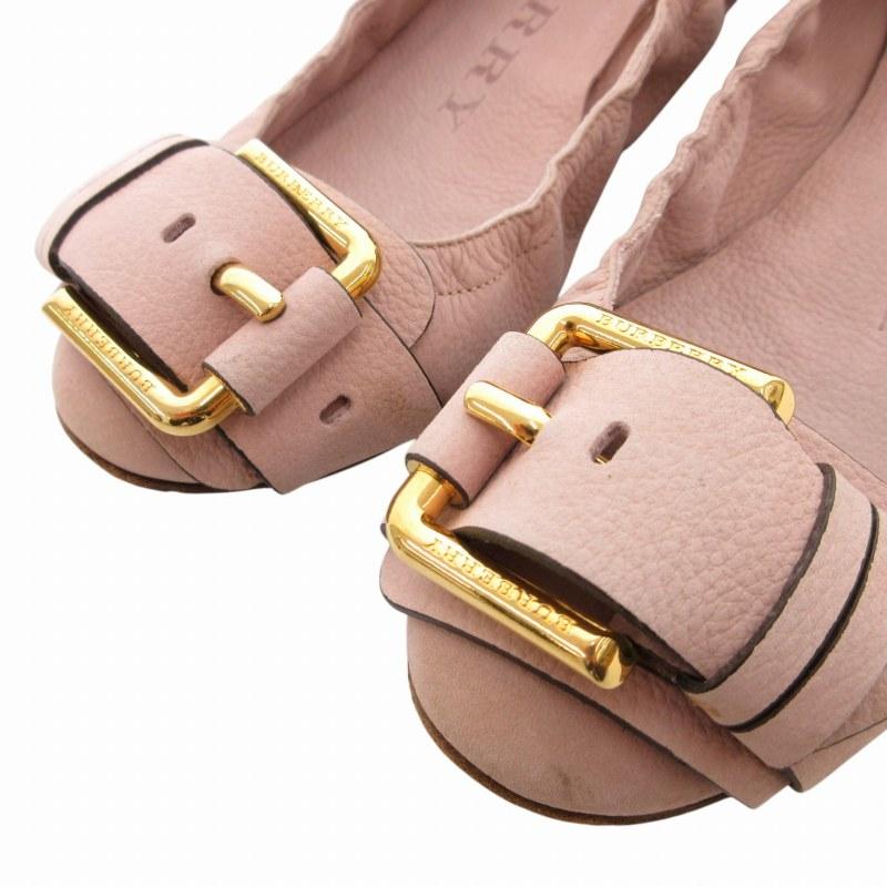 BURBERRY バーバリー バレエシューズ フラットシューズ レザー