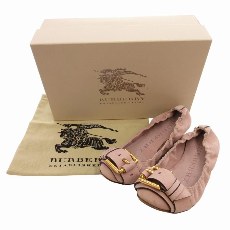 BURBERRY（バーバリー） バレエシューズ フラットシューズ レザー 
