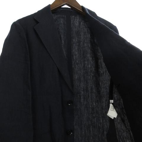 ビームスエフ BEAMS F NEW EASY リネン ソリッド テーラードジャケット 