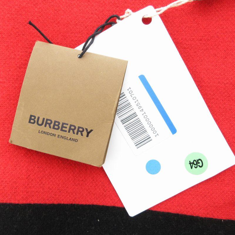 BURBERRY（バーバリー） 未使用品 タグ付 KNITTED FOOTBALL SCARF