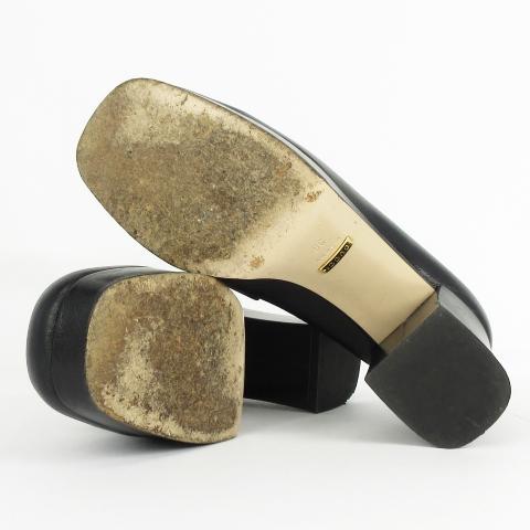 GUCCI（グッチ） ホースビット ヒール ローファー パンプス レザー
