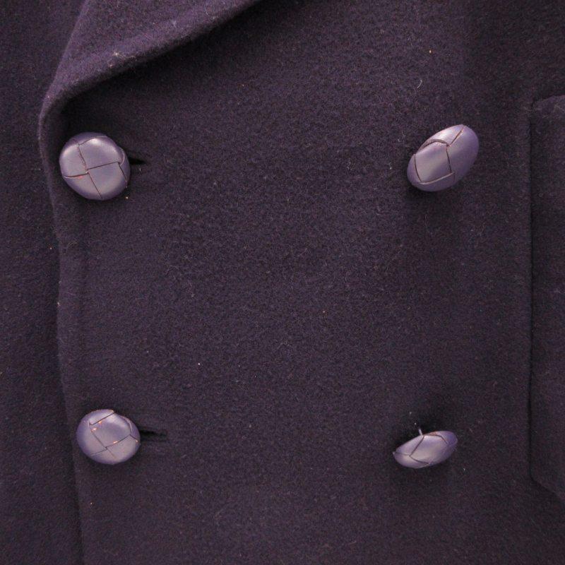 値下げ　J.W. ANDERSON デニム ピーコート J.W.ANDERSON Navy Oversized Cropped Peacoat ウール カシミヤ