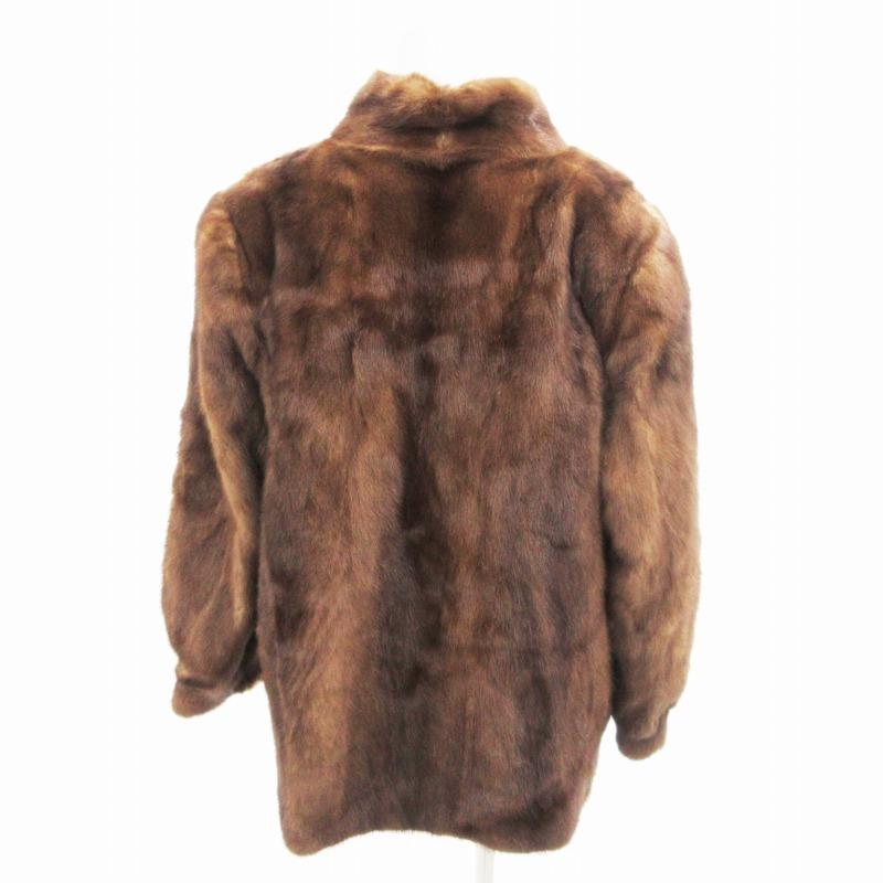 Malvoisie ブラウンミンクコート 美品 Malvoisie マルヴォワジー ミンク コート ブラウン系 13 【公式