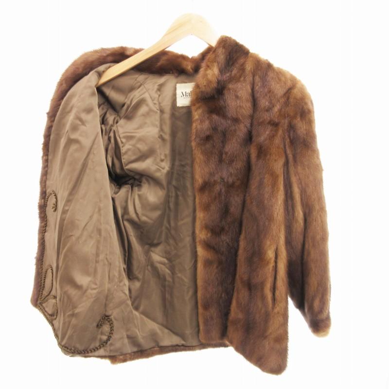 ミツコシ MITSUKOSHI マルヴォワジー Malvoisie ハーフコート スタンド