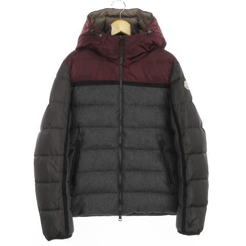 美品 MONCLER モンクレール ダウンジャケット ナイロン切り替え 