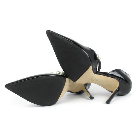 ジミーチュウ JIMMY CHOO 美品 オーレリー 85 パンプス フェイク
