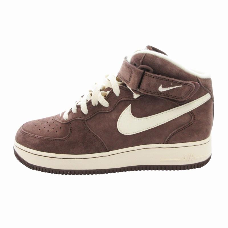 NIKE ナイキ 美品 エアフォース Air Force 1 Mid 07 QS チョコレート 