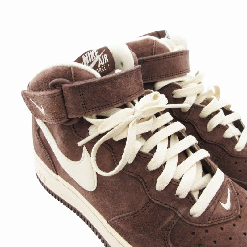 NIKE ナイキ 美品 エアフォース Air Force 1 Mid 07 QS チョコレート 