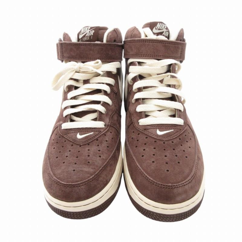 NIKE ナイキ 美品 エアフォース Air Force 1 Mid 07 QS チョコレート 