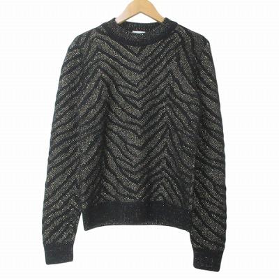 サンローラン パリ SAINT LAURENT PARIS 美品 ニット セーター 長袖 