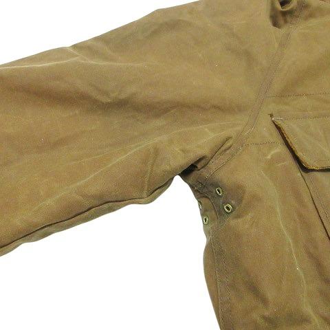 メゾンキツネ MAISON KITSUNE オイルドジャケット 上着 内側チェック