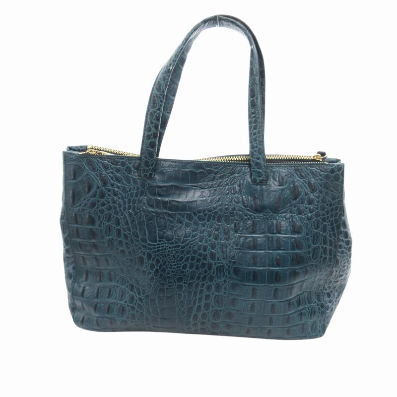 FURLA フルラ 2WAY トートバッグ ショルダー クロコ型押し FURLA フルラ 2WAY トートバッグ ショルダー クロコ型押し